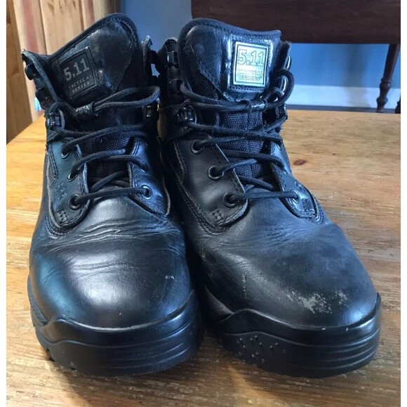 5.11 Tactical Mens ATAC Low Boots 019 Black-R 070305 Size 10 12002 PFC US3392 - Picture 3 of 13
